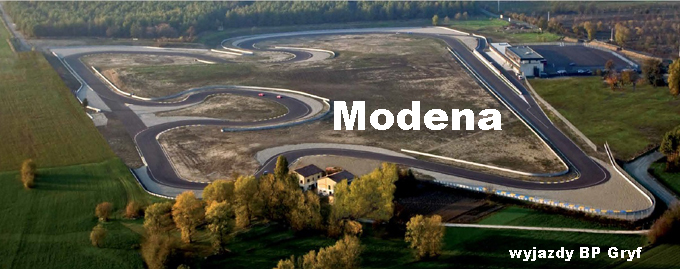 Modena Autodromo, Tor wyścigów,wyjazdy