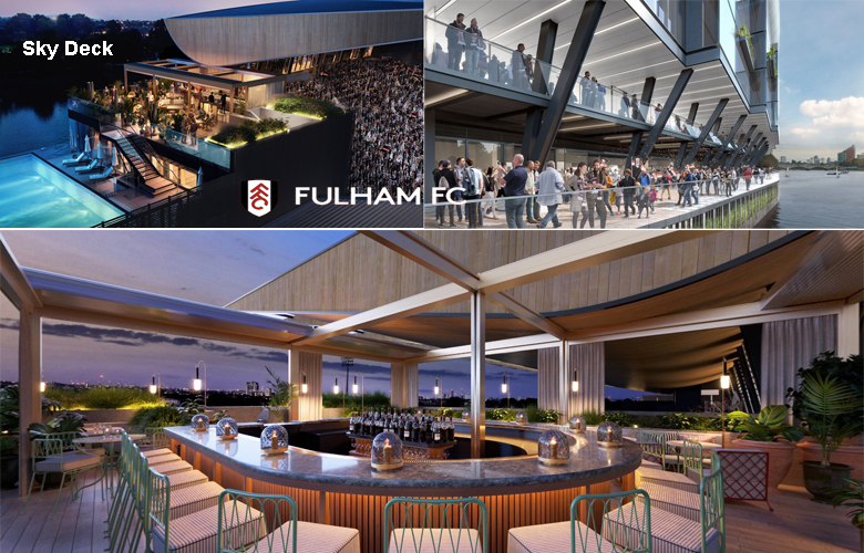 Fulham FC Londyn Sky Deck staadion wyjazdy | BP Gryf